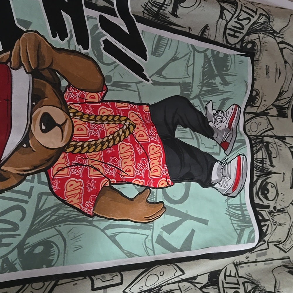 Hustle OG Black and Red Short Sleeve Tees - Picture 7 of 9